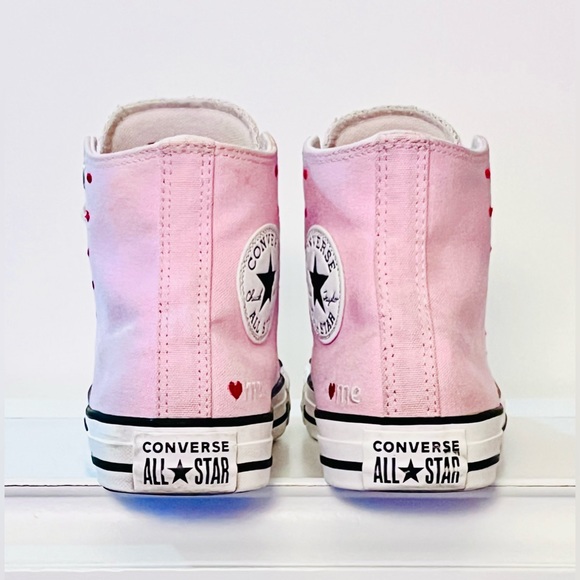 Converse Embroidered Hearts Cherry Blossom Limited Edition 6.5 - Picture 5 of 8